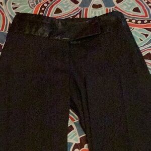 SALE Laundry By Shelli Segal Black Straight-Leg Trousers